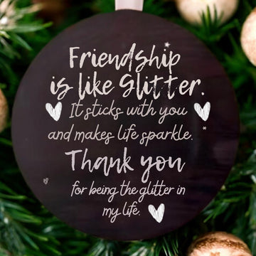 Friendship is like Ornament, Bestfriend Ornament, Christmas Ornament, Friends Ornament,