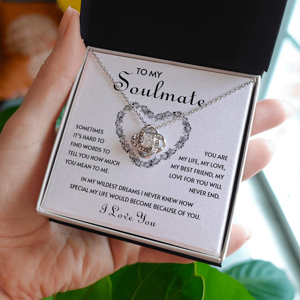 My Soulmate | You mean the world to me - Love Knot Necklace